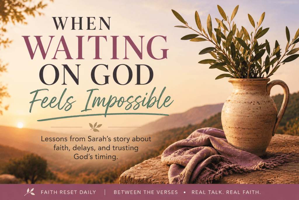 Waiting on God - Lessons from Sarah's story about faith, delays, and trusting God's timing
