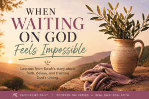Waiting on God - Lessons from Sarah's story about faith, delays, and trusting God's timing