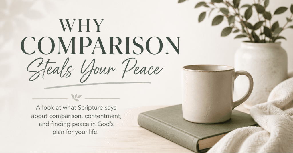 comparison steals your peace